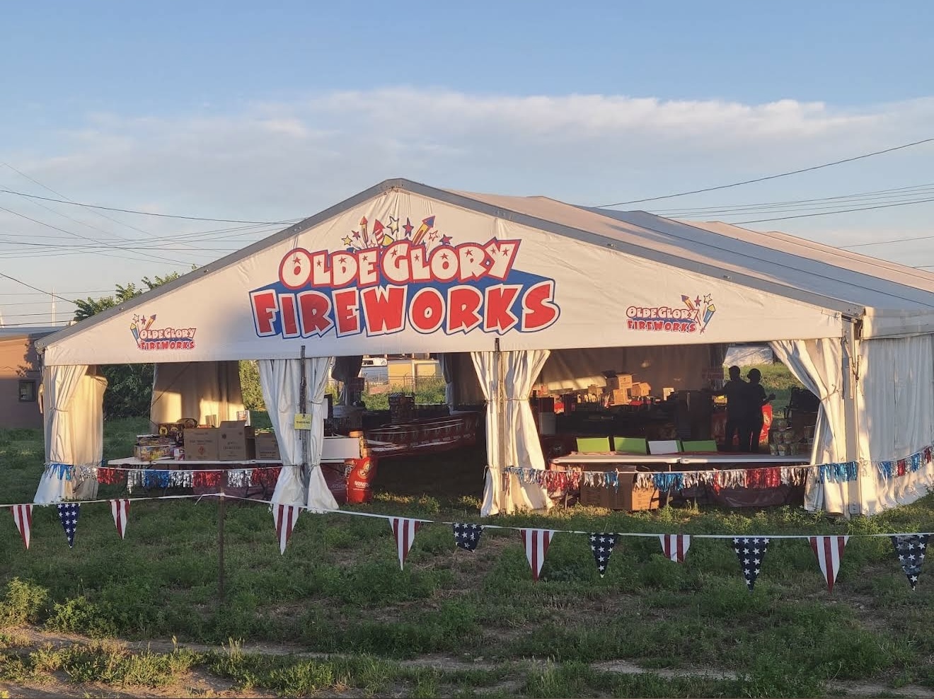 Olde Glory Fireworks Tent Locations
